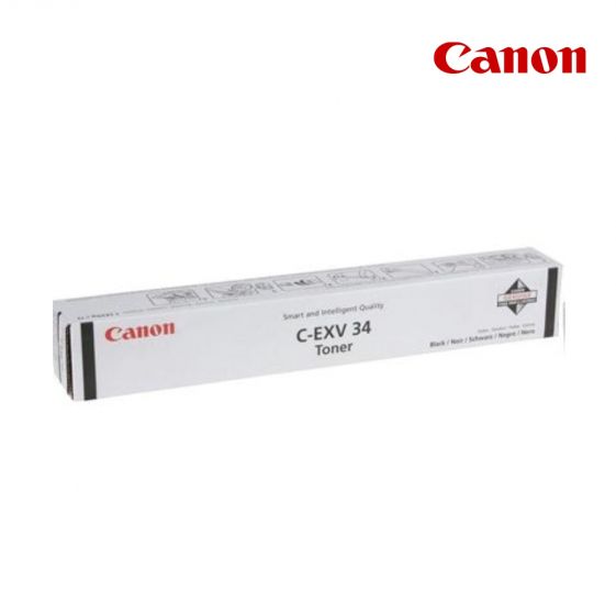 Canon C-EXV 34 Black (3782B002) Toner Cartridge For Canon IR C2020, Canon IR C2025 i, Canon IR C2220 L, Canon IR C2020 i, Canon IR C2030, Canon IR C2225 i, Canon IR C2020 L, Canon IR C2030 i,Canon IR C2230 i, Canon IR C2025, Canon IR C2030 L	
