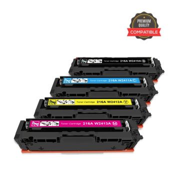 HP 216A Toner Value Pack (B/C/M/Y), Quality Toner at Low Prices