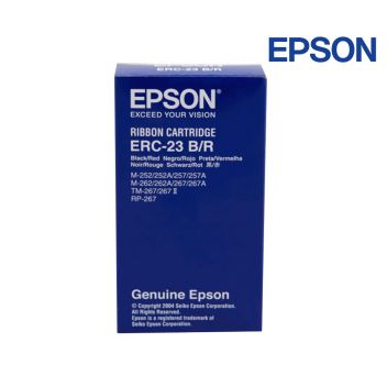 12 EPSON ERC-23B Ink Ribbons Black  ERC23B 