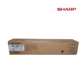  Sharp MX75NTYA Yellow Toner Cartridge For Sharp MX-6500N,  Sharp MX-7090N,  Sharp MX-7500N,  Sharp MX-8090N