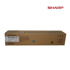  Sharp MX75NTCA Cyan Toner Cartridge For Sharp MX-6500N,  Sharp MX-7090N,  Sharp MX-7500N , Sharp MX-8090N
