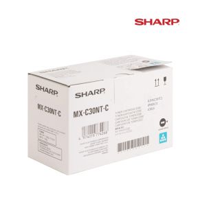  Sharp MXC30NTC Cyan Toner Cartridge For  Sharp MX-C250, Sharp MX-C300P, Sharp MX-C300W, Sharp MX-C301W