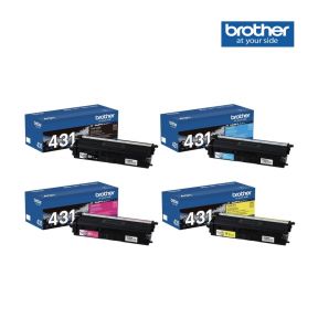  Brother TN431 Toner Cartridge Set For Brother HL-L8260CDW,  Brother HL-L8360CDW,  Brother HL-L8360CDWT , Brother MFC-L8610CDW,  Brother MFC-L8900CDW,  Brother MFC-L8905CDW