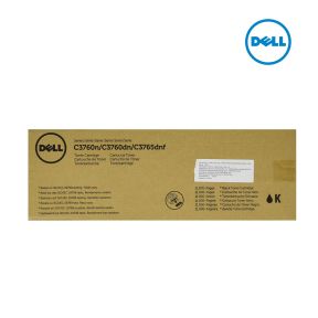  Compatible Dell W8D60 Black Toner Cartridge For Dell C3760dn,  Dell C3760n,  Dell C3765dnf  Dell C3765dnf MFP