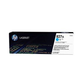 HP 827A Cyan LaserJet Toner Cartridge (CF301A) For HP Color LaserJet Enterprise flow M880z, M880z+ NFC/Wireless Direct, M880z+ A3 All-In-One Printers