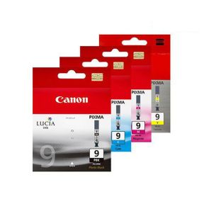 Canon PGI-9 Ink Cartridge 1 Set | Black | Colour | For  Canon PIXMA iX5000, iX4000, iP3500, iP4200, iP3300 Printers