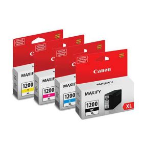 Canon PGI-1200XL Ink Cartridge 1 Set | Black | Colour|For Canon Maxify MB2020, MB2120, MB2320,  MB2720