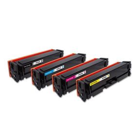 HP 203A 1 Set Compatible Toner | Black CF540A | Cyan CF541A | Yellow CF542A | Magenta CF543A For HP Color LaserJet Pro MFP M280nw, M254nw, MFP M281FDN,  MFP M281FDW Printers