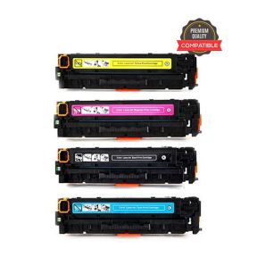 HP 651A 1 Set Compatible Toner | Black CE340A | Cyan CE341A | Yellow CE342A | Magenta CE343A For HP LaserJet Enterprise Color MFP 775dn,  MFP M775Z,  MFP M775z+,  MFP M775f  Printers