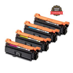 HP 507A 1 Set Compatible Toner | Black CE400A | Cyan CE401A | Yellow CE402A | Magenta CE403A For HP LaserJet Pro 500 color MFP M570dn, M551n, M551xh, MFP M575dn, MFP M575f, MFP M575c Printers