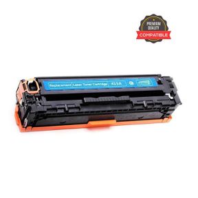 HP 415a Compatible Cyan Toner Cartridge (No Chip) For HP LaserJet Color Printer M454dn, MFP M479dw, M454dw, MFP M479fdn, MFP M479fdw, MFP M479fnw All-In One Printers