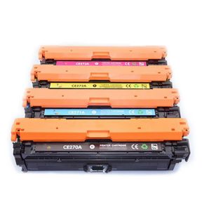 HP 650A 1 Set Compatible Toner | Black CE270A | Cyan CE271A | Yellow CE272A | Magenta CE273A  For HP Color LaserJet Enterprise CP5525dn, CP5525n, CP5525xh, M750dn, M750n, M750xh Printers