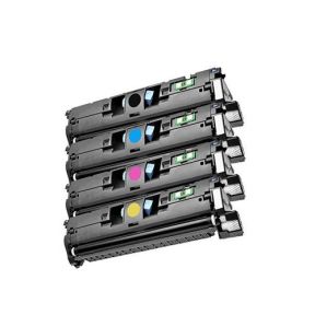 HP 123A 1 Set Compatible Toner | Black Q3970A | Cyan Q3971A | Yellow Q3972A | Magenta For HP Color LaserJet 1500, 1500L , 1500Lxi, 2500, 2500L, 2500Lse, 2500n, 2500tn, 2550, 2550L, 2550Ln, 2550n, 2820, 2840 All-in-One PrintersQ3973A