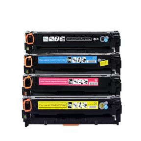 HP 201A 1 Set Compatible Toner | Black CF400A | Cyan CF401A | Yellow CF402A | Magenta CF403A For HP Color LaserJet Pro M252dw, MFP M277dw, M252n, Colour Printers