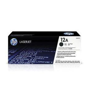 HP 12A (Q2612A) Black Original LaserJet Toner Cartridge For HP LaserJet 1010, 1012, 1015, 1018, 1020, 1022, 3015, 3020, 3030, 3050, 3052, 3055, M1319f,  M1005 Printers