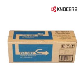  Kyocera TK582C Cyan Toner Cartridge For  Kyocera FS-C5150DN, Kyocera P6021cdn, Imagistics Kyocera ECOSYS P6021cdn, Imagistics Kyocera FS-C5150DN