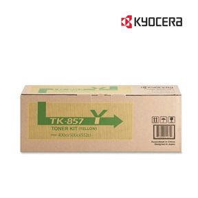  Kyocera TK857Y Yellow Toner Cartridge For Kyocera TASKalfa 400ci,  Kyocera TASKalfa 500ci,  Kyocera TASKalfa 552ci,  Imagistics Kyocera TASKalfa 400ci,  Imagistics Kyocera TASKalfa 500ci,  Imagistics Kyocera TASKalfa 552ci