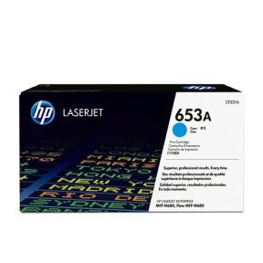 HP 653A (CF321A) Cyan Original Laserjet Toner Cartridge For HP Color LaserJet Enterprise Flow MFP M680z,  M651dn, M651n, M651xh, MFP M680dn, MFP M680f Printers