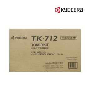  Kyocera TK712 Black Toner Cartridge For Kyocera FS-9130DN,  Kyocera FS-9530DN,  Imagistics Kyocera FS-9130DN,  Imagistics Kyocera FS-9530DN