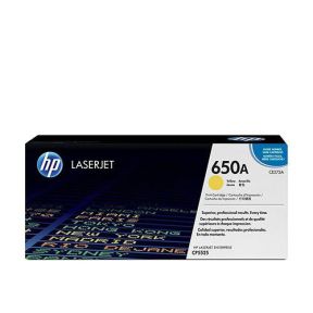 HP 650A (CE272A) Yellow Original Laserjet Toner Cartridge For HP Color LaserJet Enterprise CP5525dn, CP5525n, CP5525xh, M750dn, M750n, M750xh Printers