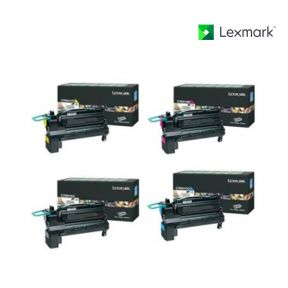  Lexmark C792X1KG-Black|X792X1CG-Cyan|C792X1MG-Magenta|X792X1YG-Yellow High yield Toner Cartridge Set  For Lexmark C792de, Lexmark C792dhe, Lexmark C792dte, Lexmark C792e