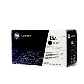 HP 15A (C7115A) Black Original Laserjet Toner Cartridge For HP LaserJet 1000, 1000W, 1005W, 1200, 1200N, 1200SE, 1220, 1220SE, 3300, 3300MFP, 3300SEMFP, 3310MFP, 3320MFP,  3320N, 3320NMFP, 3330MFP, 3380 Printers