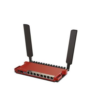 Mikrotik L009UiGS-2HaxD-IN wireless router Gigabit Ethernet Single-band (2.4 GHz) Red 