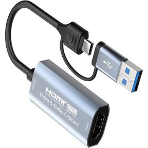  USB 3.1 Type-C/ USB to HDMI Capture Card & Converter Adapter for MacBook