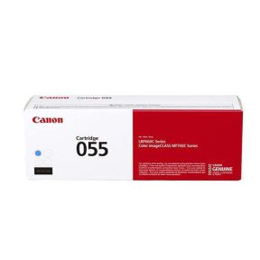 Canon 055  (3015C001) Cyan Toner Catridge For Canon Color imageCLASS MF741Cdw, MF743Cdw, MF745Cdw, MF746Cdw, LBP664Cdw Laser Printers 