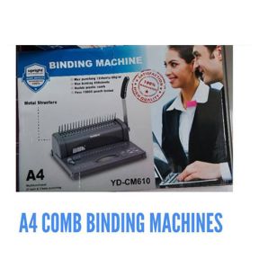 Comb Binding Machine - A4- Black