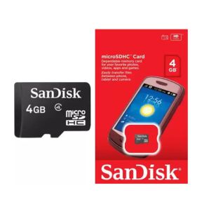 SanDisk Basic 4 GB MicroSDHC Class 4 4 MB/s Memory Card