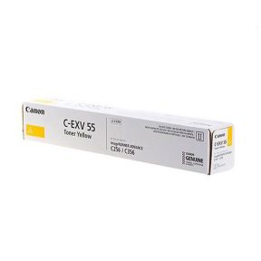 Canon C-EXV55 Yellow Original Toner (2185C002) For Canon imageRUNNER Advance C256III C356, DX C257, DX C357 Copiers