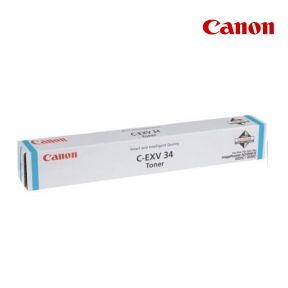 Canon C-EXV 34 Cyan (3783B002) Toner Cartridge For Canon IR C2020, Canon IR C2025 i, Canon IR C2220 L, Canon IR C2020 i, Canon IR C2030, Canon IR C2225 i, Canon IR C2020 L, Canon IR C2030 i,Canon IR C2230 i, Canon IR C2025, Canon IR C2030 L