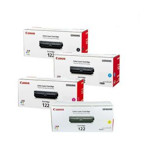 Canon CRG122 Toner Cartridge 1 Set | Black | Cyan | Magenta | Yellow For Canon LBP-9100, 9200, 9500, 9600 Laser Printers