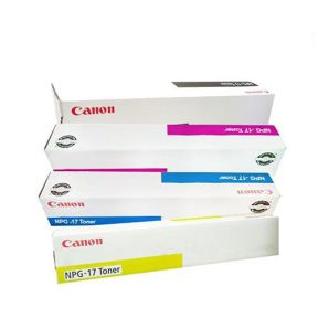 Canon NPG-17 Toner Cartridge 1 Set | Black | Cyan | Magenta | Yellow For CANON imageRUNNER 2000S, 2058, 2100, 2105, C2000, C2020, C2050, C2058, C2100 Copiers