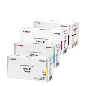 Canon NPG-41 Toner Cartridge 1 Set | Black | Cyan | Magenta | Yellow For CANON imageCLASS MF9340C, C1022,1028,1030 Copiers