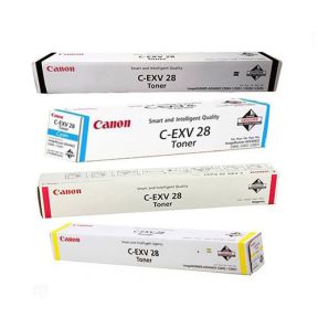 Canon C-EXV 28, NPG-45, GPR-30 Original Toner Cartridge 1 Set | Black | Cyan | Magenta | Yellow For Canon iRC5045, iRC5045i, iRC5051, iRC5051i, iRC5235i, iRC5240, iRC5250, iRC5250i,  iRC5255, iRC5255i Copiers