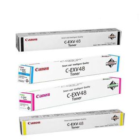 Canon C-EXV 48 Toner Cartridge 1 Set | Black | Cyan | Magenta | Yellow  For Canon imageRUNNER C1325iF, C1335iF, C1335iFC Copiers