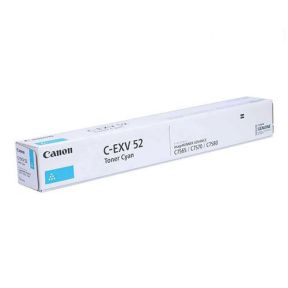 Canon C-EXV52 Cyan Toner Cartridge For Canon IRC2570i, IRC7565i, IRC7570i, IRC7580i, DXC7765i, DXC7770i, DXC7780i Copiers