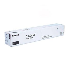 Canon C-EXV52 Black Original Toner Cartridge For Canon IRC2570i, 7565i, 7570i, 7580i, DX C7765i, DX C7770i, DX C7780i Copier