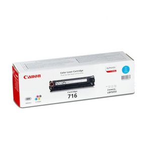 Canon 716 Cyan Original Laser Toner Cartridge (1979B002AA) For Canon LBP-5050, 5050N,  MF-8030Cn,  MF-8040Cn, MF-8050Cn, MF-8080Cw Laser Printers