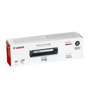 Canon 716 Black Original Laser Toner Cartridge (1980B002 AA) For Canon LBP-5050, 5050N, 8030Cn, 8040Cn, 8050Cn, 8080Cw Printers