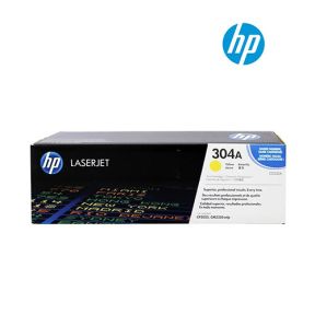 HP 304A (CC532A) Yellow Original Laserjet Toner Cartridge  For HP Color LaserJet CM2320fxi, CM2320n, CM2320nf, CP2025, CP2025dn, CP2025n, CP2025x Printers