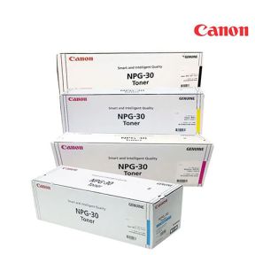 Canon NPG30 Toner Cartridge 1 Set | Black | Cyan | Magenta | Yellow For CANON imageRUNNER 5180i, 5185, 5185i, CL-C4040, CL-5151 Copier 