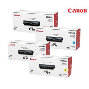 Canon CRG335e Toner Cartridge 1 Set | Black | Cyan | Magenta | Yellow For Satera LBP-841C, LBP-842C, LBP-843Ci, LBP-9660C, LBP-9520C Printers