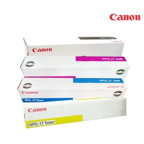 Canon NPG-17 Toner Cartridge 1 Set | Black | Cyan | Magenta | Yellow For CANON imageRUNNER 2000S, 2058, 2100, 2105, C2000, C2020, C2050, C2058, C2100 Copiers