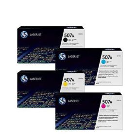 HP 507A 1 Set Original Toner | Black CE400A | Cyan CE401A | Yellow CE402A | Magenta CE403A For HP LaserJet Pro 500 color MFP M570dn, M551n, M551xh, MFP M575dn, MFP M575f, MFP M575c Printers