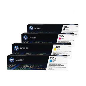 HP 130A 1 Set Original Toner | Black CF350A | Cyan CF351A | Yellow CF352A | Magenta CF353A For HP LaserJet Pro Color MFP M176, MFP M177 Printer series