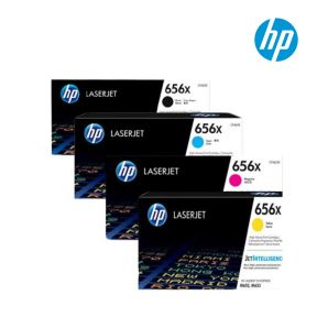 HP 656X 1Set Original Toner | Black CF460X | Cyan CF461X | Yellow CF462X | Magenta CF463X For HP Color LaserJet Enterprise M652dn, M652n, M653dh, M653dn, M653x Printers
