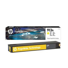 HP 913A Yellow PageWide Ink Cartridge for HP PageWide 352dw, 377dw, 452dw, 452dwt, 477dn, 477dw, 477dwt Printer